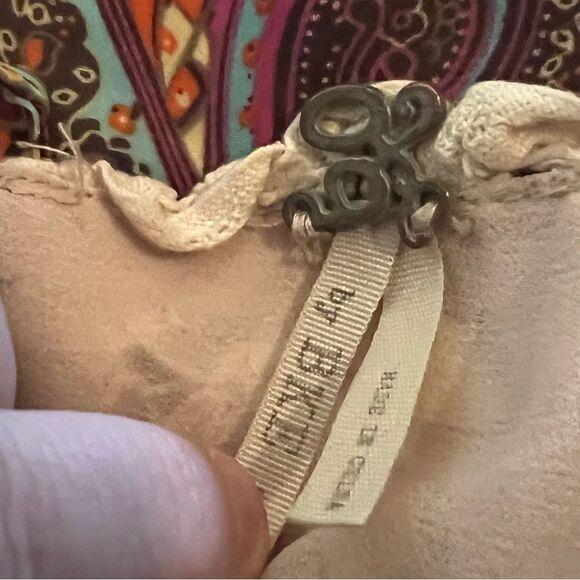 BKE women’s size large double layer spaghetti strap, sheer abstract top - Picture 5 of 8